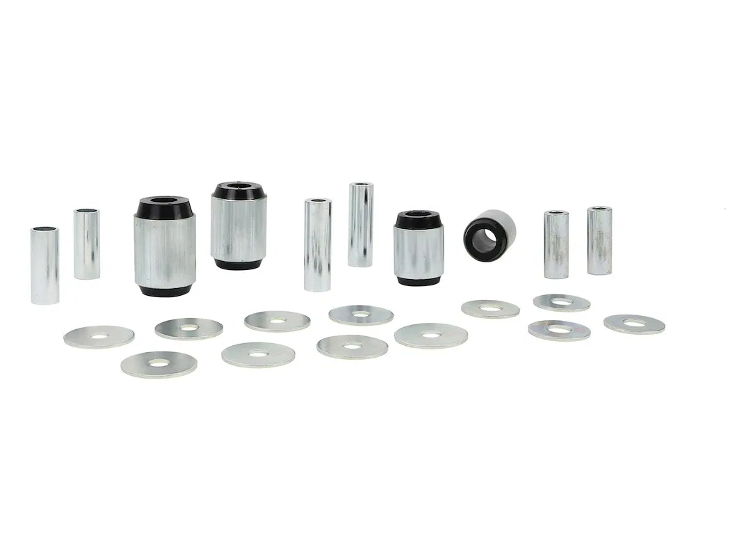 W53312 – WHITELINE Control Arm Bushing, Black Synthetic Elastomer With Lower Inner Bushings